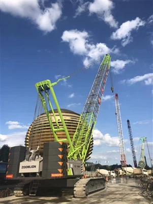 Qingdao Elite vökvadrifnar styrkja Zoomlion beltakrana í helstu byggingarverk...